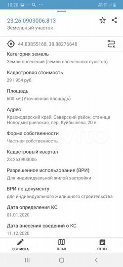 Участок 6 сот. (ИЖС)