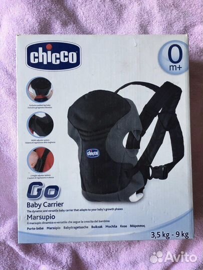 Рюкзак переноска кенгуру chicco