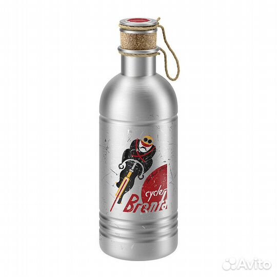 Фляга Elite Eroica Brenta, 600 мл, алюминий, пробк