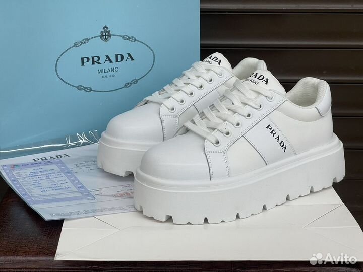 Кеды Prada женские