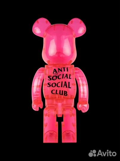 Фигура Bearbrick Anti Social Social Club 1000%