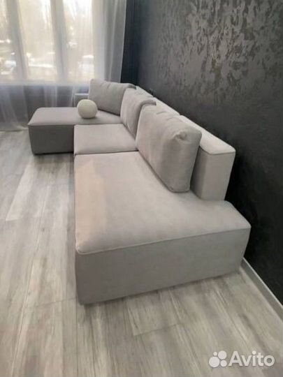 Угловой большой диван по вашим размерам