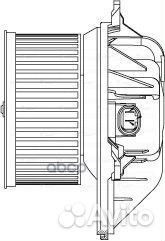 Вентилятор отопителя Renault Megane/Scenic I (95)