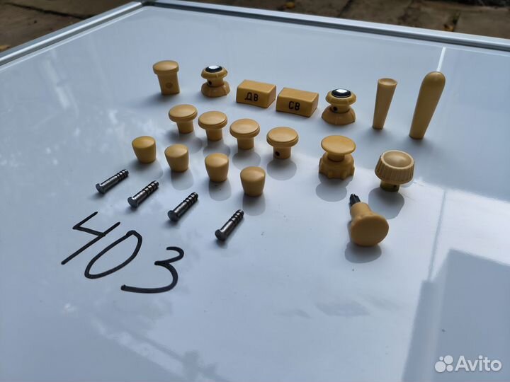 Комплект ручек салона Москвич 407,403,402