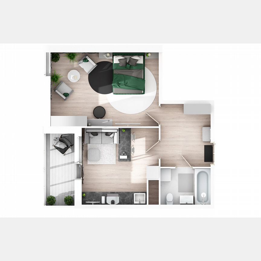 1-к. квартира, 44,5 м², 4/8 эт.