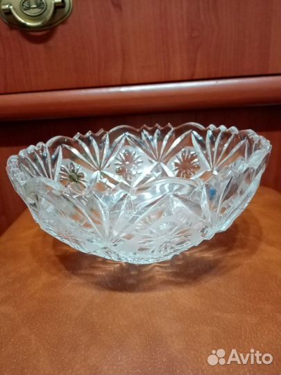 Хрустальный салатник. СССР