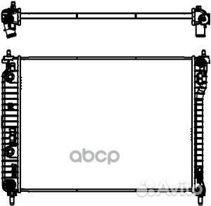 Радиатор охлаждения двигателя GM captiva/antara