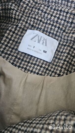 Пальто для девочки 122 zara