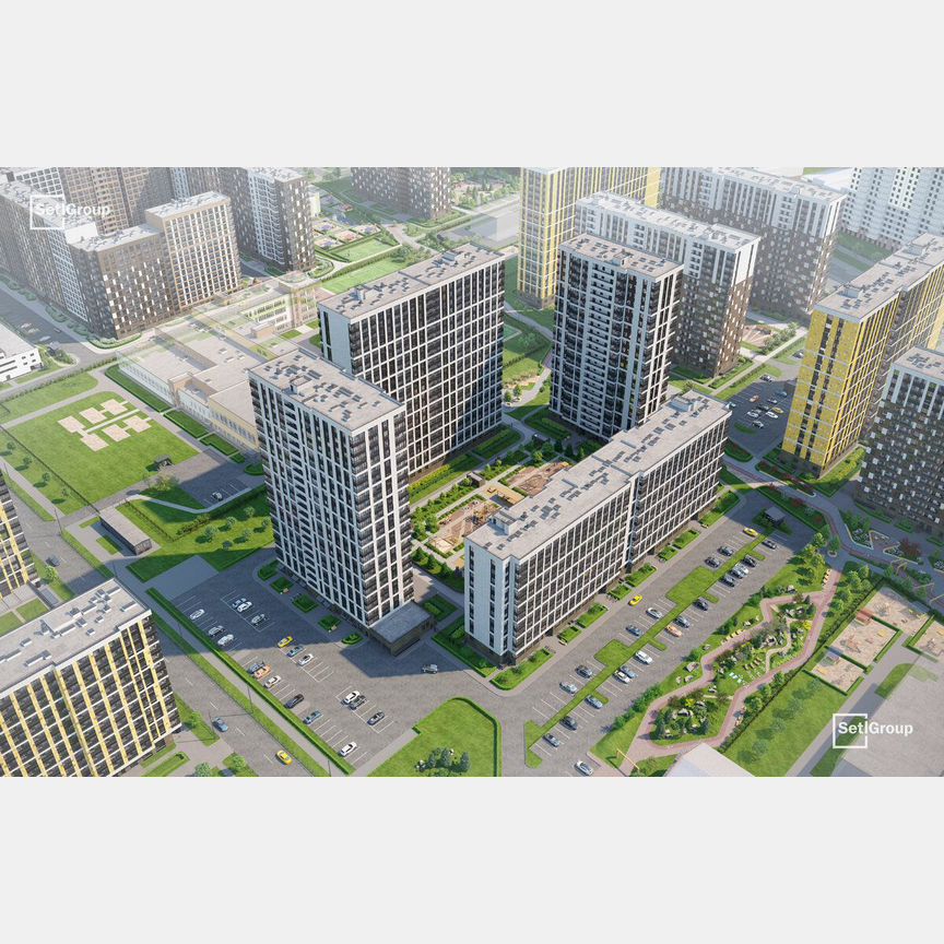 1-к. квартира, 33,3 м², 2/17 эт.