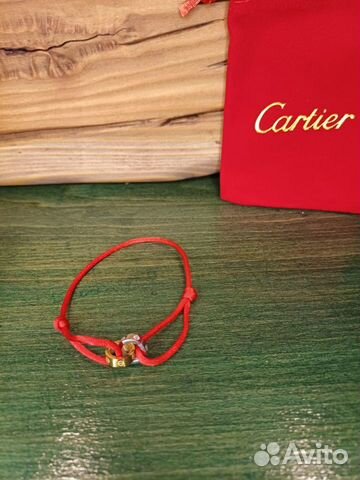 Браслет Cartier красная нить