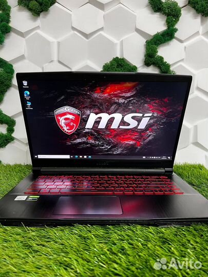 Игровой ноутбук msi gf63 i5 10200H gtx 1650ti