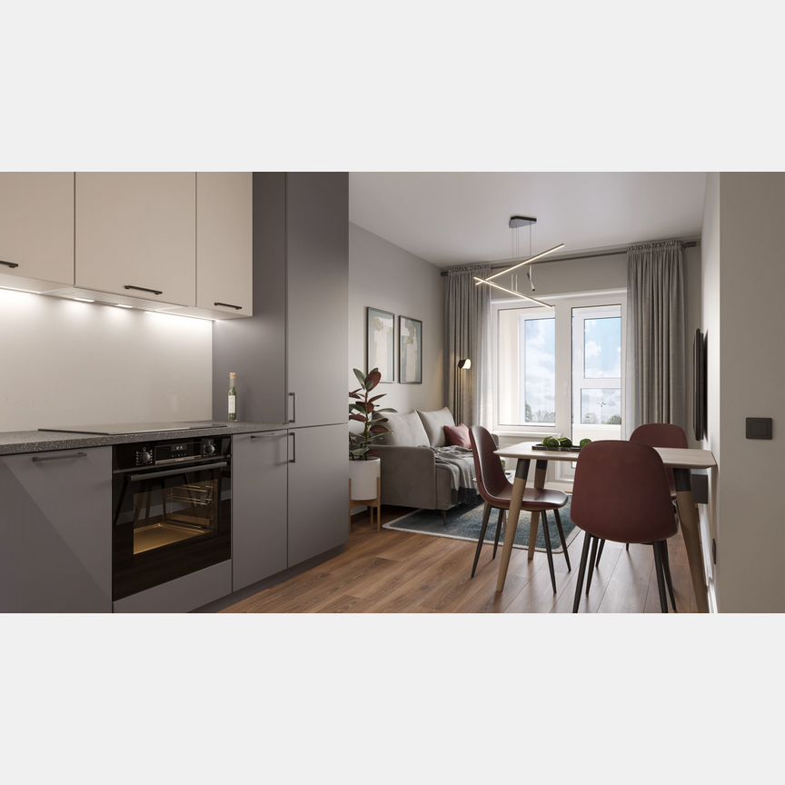 1-к. квартира, 36,3 м², 10/12 эт.