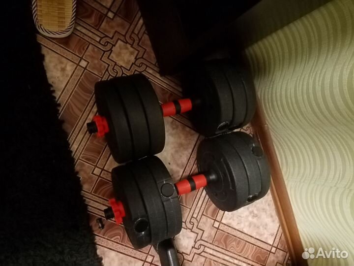Гантели разборные