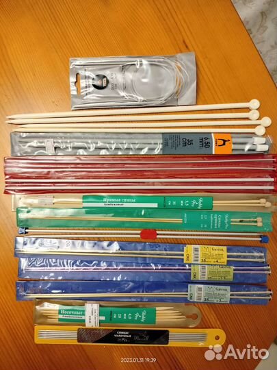 Спицы для вязания разные б/у