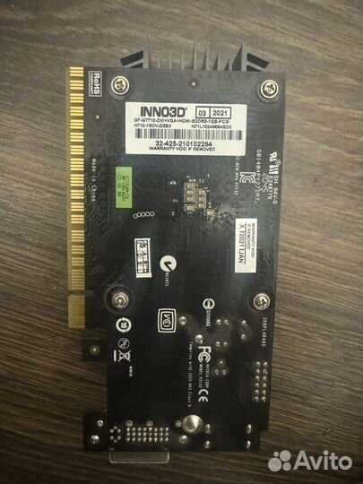 Видеокарта gt 710 1gb