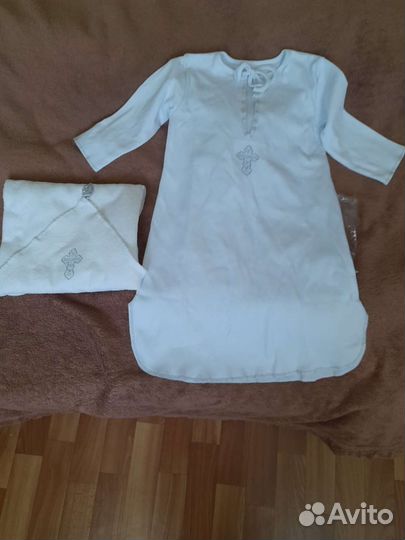 Крестильный комплект новый