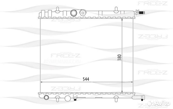 Free-Z KK0173 Радиатор
