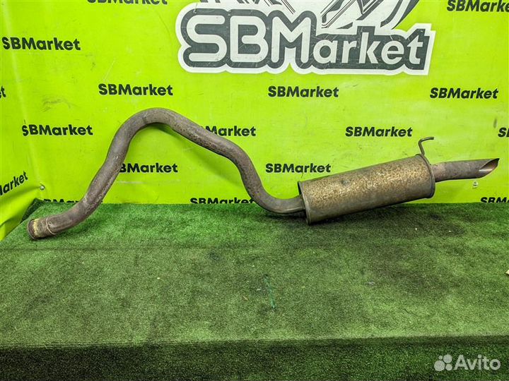 Глушитель задний Toyota Land Cruiser UZJ100 2UZ-FE