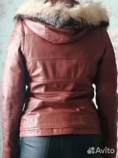 Куртка кожаная женская 42 44