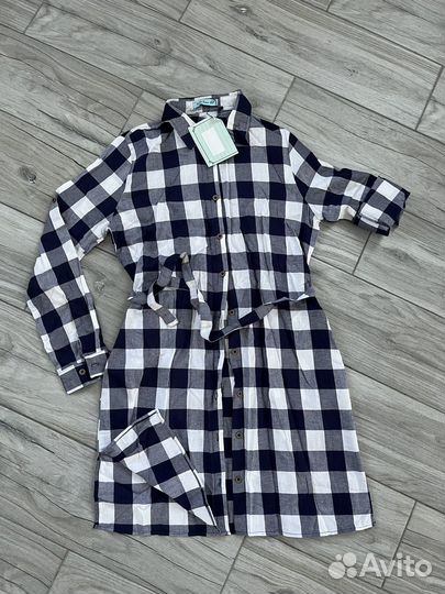 Платье рубашка 46-48