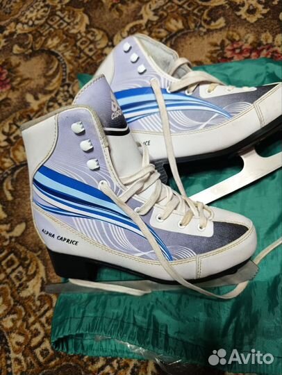 Коньки фигурные 37/38 размер