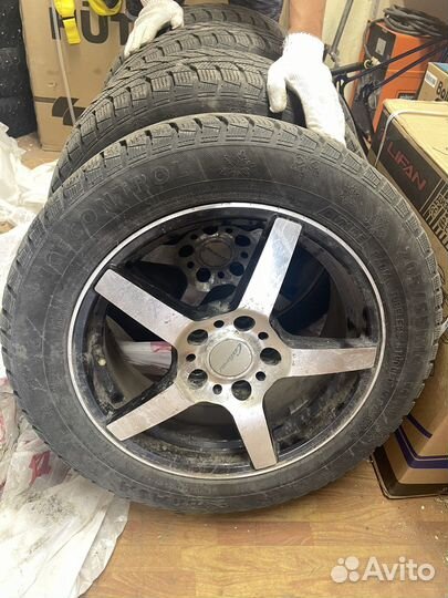 Колеса зимние шипованные r16, 5x114.3