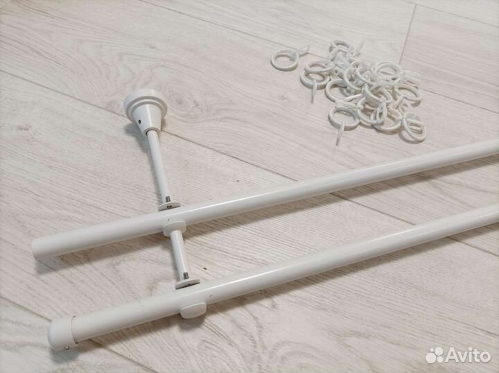 Карнизы для штор двухрядный металлический