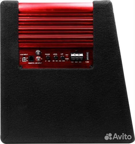 Автомобильный сабвуфер урал-у12а(черный)активный