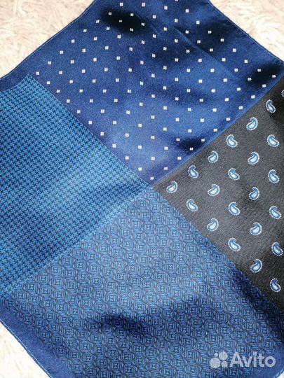 Мужской нагрудный платок из шелка