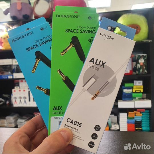 Кабеля Type-C/micro/Lightning/AUX в ассортименте