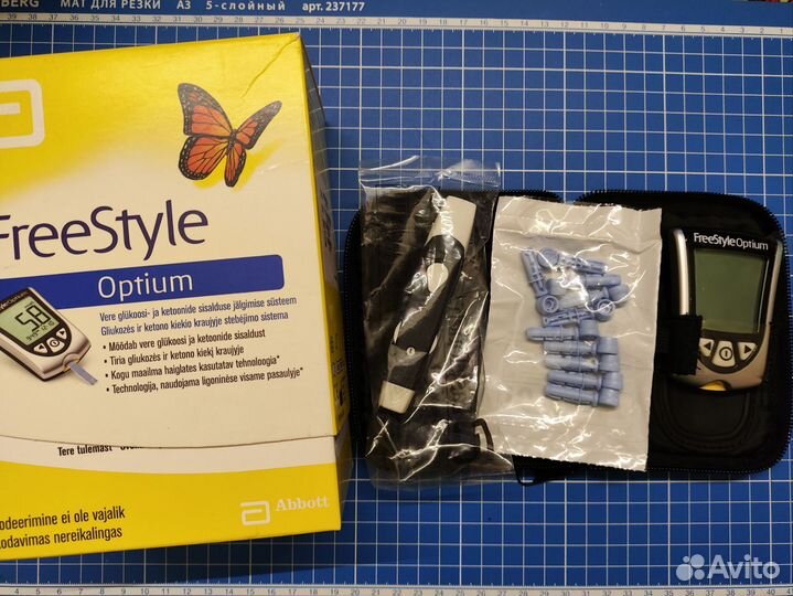 Глюкометр + Кетоны FreeStyle Optium