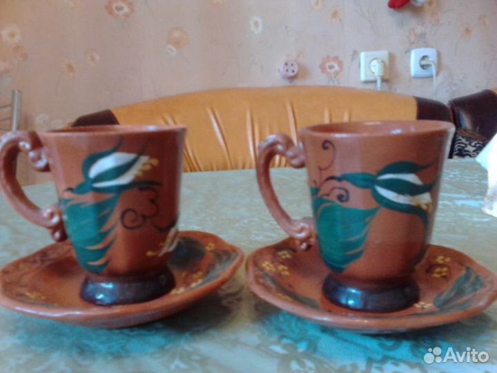 Керамический кофейный набор