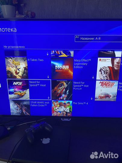 Игровая приставка ps4 с играми