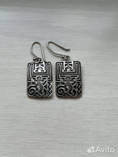 Серьги серебро 925