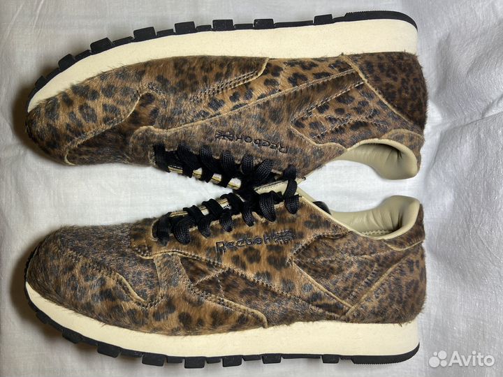 Кроссовки reebok classic head porter plus leopard