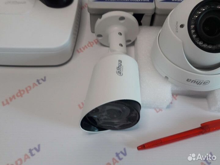 Комплект видеонаблюдения 4Мп Dahua 6 камер