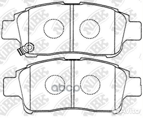 Колодки пер. toyota yaris 99-05 PN1471 NiBK