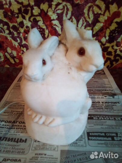 Светильник ночник зайцы времён СССР