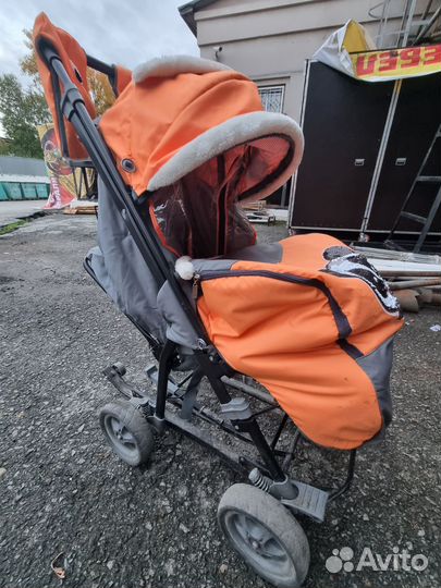 Детские санки коляска