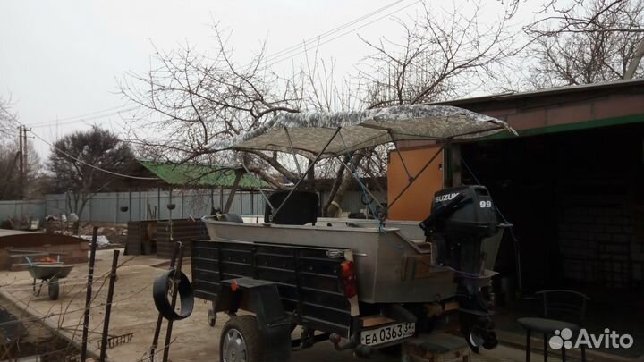 Лодка Алюмакс-355 с мотором suzuki DT 9,9