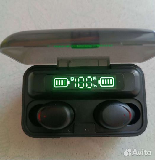Беспроводные наушники f9 с повербанком
