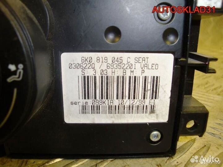 Блок управления печкой Seat Ibiza 3 6K0819045C