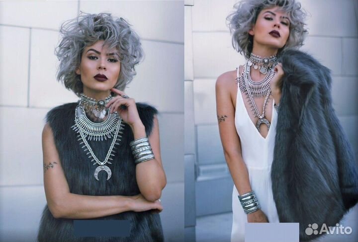 Бусы колье ожерелье чокер бохо готика хиппи