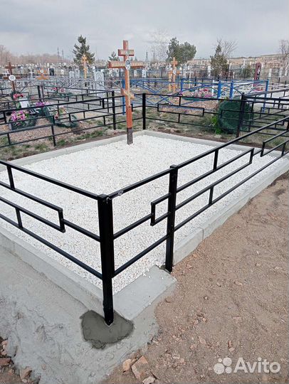 Изготовление оград и благоустройства захоронений