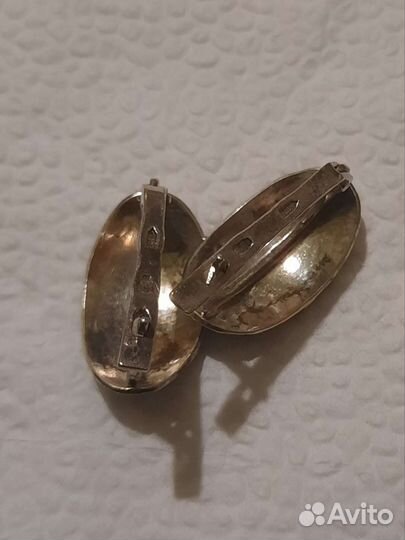 Серьги серебро