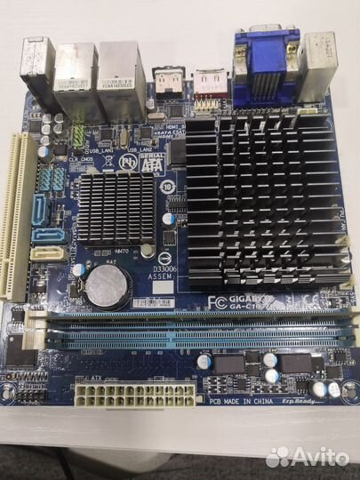 Материнская плата с процессором