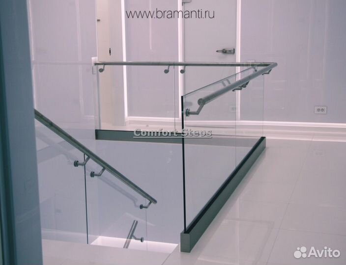 Стеклянные ограждения для лестниц