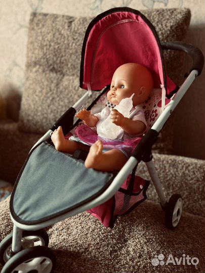 Коляска (с переноской и сумкой )