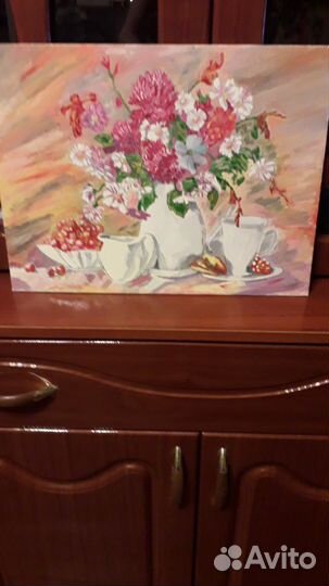 Картина маслом Цветы