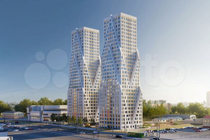 2-к. квартира, 49,2 м², 6/31 эт.